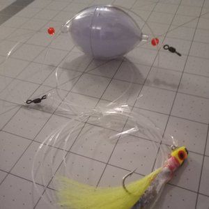 Spanish bubble rigg with a hand tied bucks tl lure